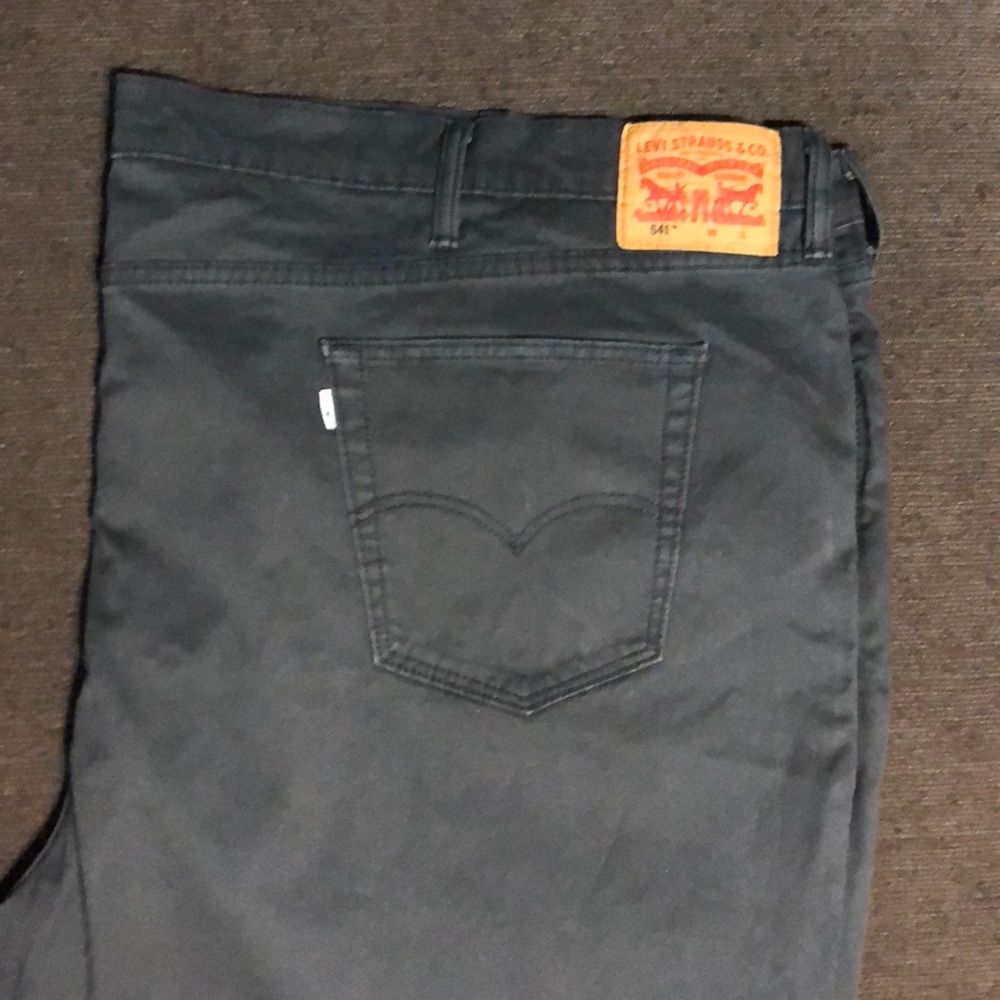 Men’s big & tall grey Levi’s 541 jeans 58x30